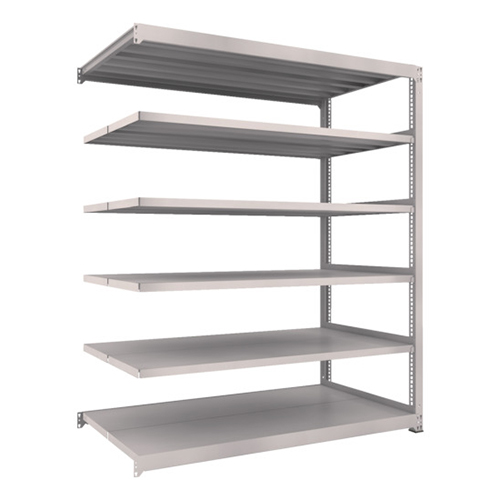 ＴＲＵＳＣＯ スチールラック Ｍ3型中量棚 1500×1121×2100mm 6段 連結 ネオグレー M375126B