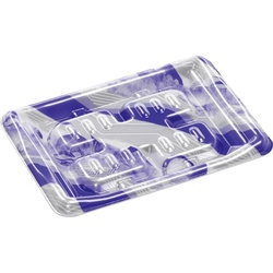 発泡トレー MHT18-13 スプラッシュブルー エフピコ