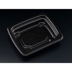 リスパック 惣菜容器 RHF ラトフ 16-13B 黒 本体