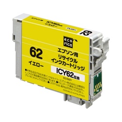 リサイクルインク　ＩＣＹ６２対応　イエロー