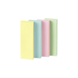 ふせん＜Ｋ２＞　７５×２５　４色　２０冊入
