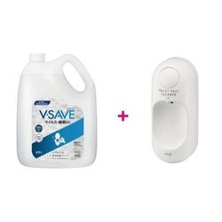 Ｖ−ＳＡＶＥ便座除菌Ｃ４．５Ｌ＋専用ディスペンサー