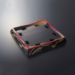 中央化学 寿司容器 HS 天城 20-4 やちよ赤-BK 本体