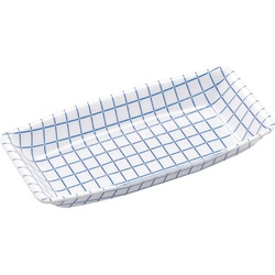鮮魚トレー M-80 ブルーチェック W エフピコ