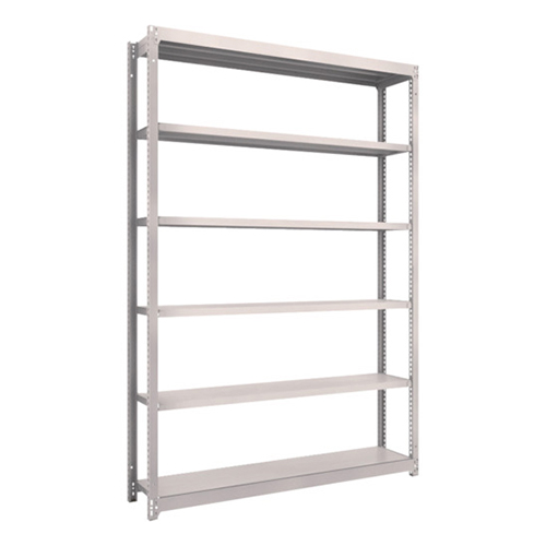 ＴＲＵＳＣＯ スチールラック Ｍ1.5型軽中量棚 1460×295×2100mm 6段 単体 ネオグレー M1.57536