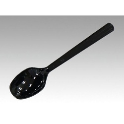 アサヒ徳島 使い捨てスプーン＃160 黒 バラ