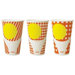 紙カップ 12フリング(3デザインアソート) 日本デキシー