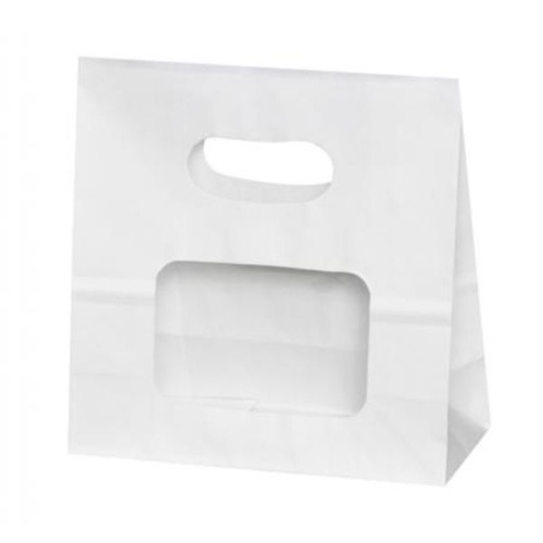 角底袋 ウィンドウイーグリップ 白無地 パックタケヤマ