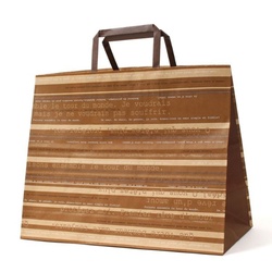 紙手提袋 平紐手提袋 H平32 アンサンブル パックタケヤマ