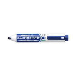 ハンディ　ホワイトボードマーカー　中字丸芯　青５本