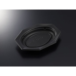 中央化学 軽食容器 TA オクタル 23-17 BK 本体