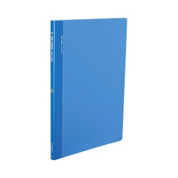 クリヤーブック固定式・横入　Ｂ４縦　４０Ｐ　青Ｘ３
