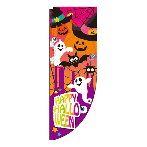 ハロウィンピンクグラデーションRのぼり(棒袋仕様)