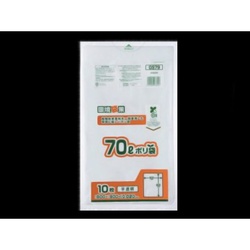 エコ材質ゴミ袋 GS79 バイオマス配合70L 半透明 10枚【weeco】 ジャパックス