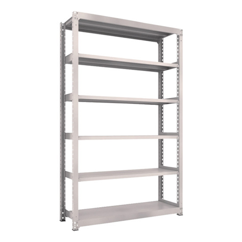 ＴＲＵＳＣＯ スチールラック Ｍ3型中量棚 1500×471×2400mm 6段 単体 ネオグレー M38556