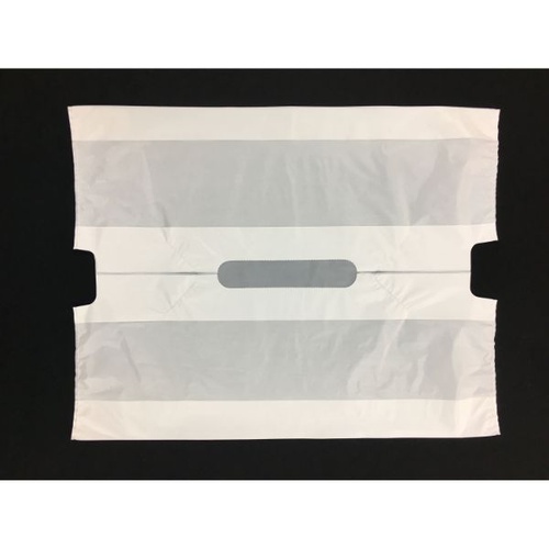 レジ袋 無地バンバンバッグ No.4 乳白 まつもと合成