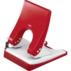 穴あけパンチ　フォース１／２　赤　３０枚あけ　３個