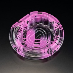 リスパック フルーツ容器 バイオ パティー 13BF ふわピンク 本体