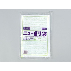 福助工業 ローデンポリ袋 ニューポリ規格袋0.025 紐付 No.14