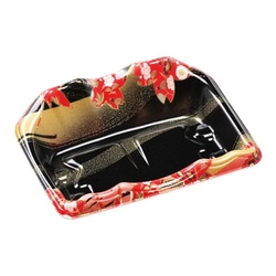 エフピコ 発泡トレー 豊山18-14 本体 風花赤