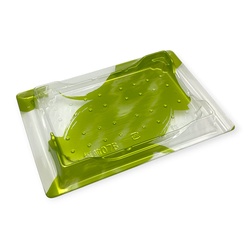 リスパック 寿司容器 A-PET 板前07B はやて緑 本体