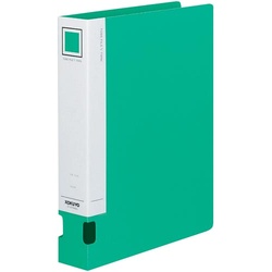 チューブファイルＶツインオール樹脂Ａ４縦２穴緑×４