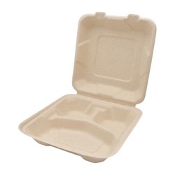 パックスタイル バガス容器 新BBランチ 200-200-3