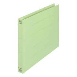 フラットファイル　Ａ４横　厚とじグリーン