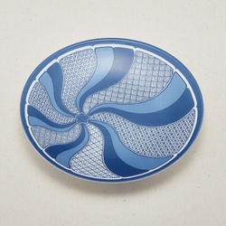 刺身容器 まるひらざら 300 そめつけ 青葉紙業