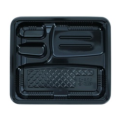 弁当容器 CR-2-6 黒 本体 エフピコチューパ