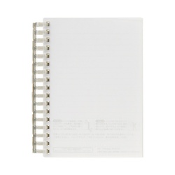 オープンリングノート　Ａ６　クリヤー　リーフ７０枚