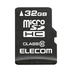 ＭｉｃｒｏＳＤＨＣカード　Ｃｌａｓｓ１０　３２ＧＢ