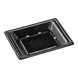 どんぶり容器 MFP平舟丼19-15 本体 黒 エフピコ