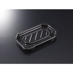 中央化学 軽食容器 TP デリグー 20-13 黒 本体