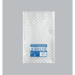 テープ無 OPP袋 オーピーパックC 水玉白 No.15-25 50枚入 福助工業