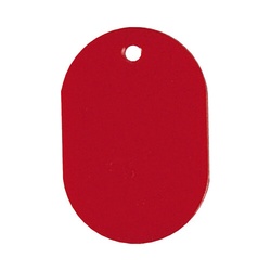 番号札　小　無地　１０個入　赤