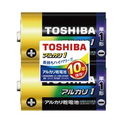 アルカリ１　シュリンクパック　単１形（１０本入）
