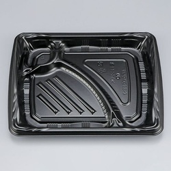 シーピー化成 弁当容器 BFみくら8S-3 黒 本体