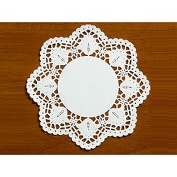 レースペーパー ドイリー 丸レース7号 白 175mmφ