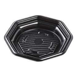 惣菜容器 MFPグラブ八角 18-18 本体 黒 エフピコ