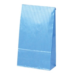 持ち帰り用紙袋 50-3111 角底袋 クリスタルブルー 120×60×220 100P ササガワ