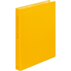 クリア−ファイルチャックタイプＡ５　１２Ｐ黄　５冊