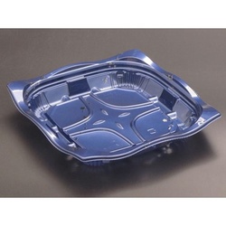 【廃番商品】リスパック 冷麺容器 クリーンカップ レフィノ17-30B カリス青 本体