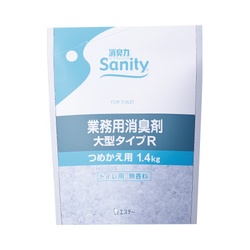 サニティー大型トイレ用　無香料　詰替１．４ｋｇ×６