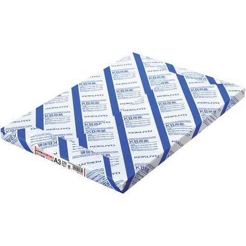 ＫＢ用紙カラーコピー用　Ａ３　１冊（２５０枚）×５