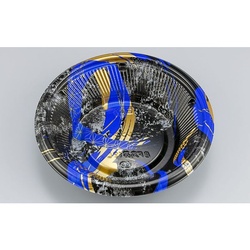 シーピー化成 どんぶり容器 BF丸丼19L 陶輪青 本体