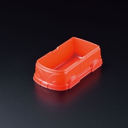 スミ 弁当容器 エスコン ランチワゴン レッド 本体