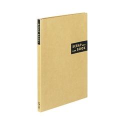 スクラップブックＳスパイラルとじ固定Ａ４　４０枚茶