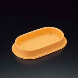 スミ スーパーレンジ PE-1_中皿 キャロット