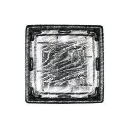 惣菜容器 MTD27-27平 本体 エコ黒木銀 エフピコ